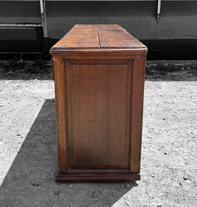 ANTIQUE 19th CENTURY ENGLISH COUNTRY OAK DRESSER BASE, c1900