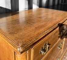 Load image into Gallery viewer, ANTIQUE 19th CENTURY GEORGIAN ENGLISH COUNTRY OAK DRESSER BASE, c1830
