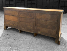 Load image into Gallery viewer, ANTIQUE 19th CENTURY GEORGIAN ENGLISH COUNTRY OAK DRESSER BASE, c1830
