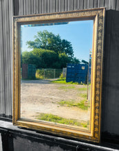 Load image into Gallery viewer, ANTIQUE 19th CENTURY FRENCH GILTWOOD OVERMANTLE WALL MIRROR, c1900
