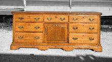 Load image into Gallery viewer, ANTIQUE 19th CENTURY GEORGIAN ENGLISH COUNTRY OAK DRESSER BASE, c1830
