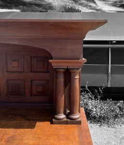 LARGE ANTIQUE 19th CENTURY SPANISH OAK DRESSER, c1900