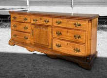 Load image into Gallery viewer, ANTIQUE 19th CENTURY GEORGIAN ENGLISH COUNTRY OAK DRESSER BASE, c1830
