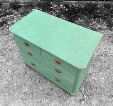 Load image into Gallery viewer, ANTIQUE 19th CENTURY ENGLISH PINE PAINTED CHEST OF DRAWERS, c1900
