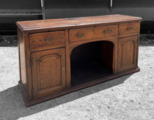 Load image into Gallery viewer, ANTIQUE 19th CENTURY ENGLISH COUNTRY OAK DRESSER BASE, c1900
