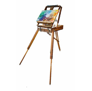 ANTIQUE 20TH CENTURY FRENCH TRAVEL EASEL, C1920