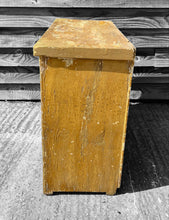 Load image into Gallery viewer, ANTIQUE 19TH CENTURY FRENCH MUSTARD YELLOW ORIGINAL PAINT CUPBOARD, C1900
