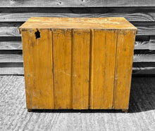 Load image into Gallery viewer, ANTIQUE 19TH CENTURY FRENCH MUSTARD YELLOW ORIGINAL PAINT CUPBOARD, C1900
