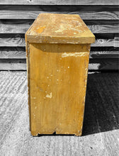 Load image into Gallery viewer, ANTIQUE 19TH CENTURY FRENCH MUSTARD YELLOW ORIGINAL PAINT CUPBOARD, C1900
