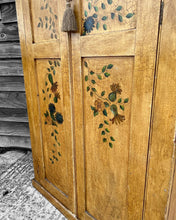 Load image into Gallery viewer, ANTIQUE 20th CENTURY FRENCH ORNATE ORIGINAL PAINTED WARDROBE / CUPBOARD, c1920
