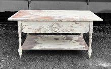 Load image into Gallery viewer, 20th CENTURY FRENCH ORNATE WHITE PAINTED RUSTIC SERVING DINING TABLE
