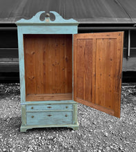 Load image into Gallery viewer, ANTIQUE 19TH CENTURY FRENCH ORNATE HAND PAINTED WARDROBE, C1900
