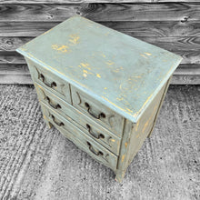 Load image into Gallery viewer, 20TH CENTURY FRENCH ORNATE RUSTIC PAINTED CHEST OF DRAWES, C1940
