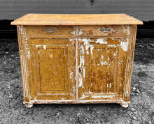 Load image into Gallery viewer, ANTIQUE 19th CENTURY FRENCH ORIGINAL PAINTED CUPBOARD, c1900
