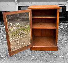 Load image into Gallery viewer, ANTIQUE 19TH CENTURY FRENCH OAK &amp; GLAZED DISPLAY CABINET, C1900
