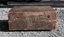 Load image into Gallery viewer, ANTIQUE 19TH CENTURY ENGLISH PINE CAMPAIGN MILITARY CHEST OF DRAWERS, C1900
