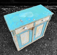 Load image into Gallery viewer, ANTIQUE 19TH CENTURY FRENCH ORIGINAL PAINTED CUPBOARD, c1900
