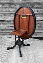 Load image into Gallery viewer, ANTIQUE 19TH CENTURY FRENCH EBONISED INLAID TILT TOP CENTRE TABLE, c1900
