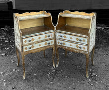 Load image into Gallery viewer, ANTIQUE 20th CENTURY PAIR OF ITALIAN GILT FLORENTINE SIDE TABLES, c1920
