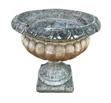 Load image into Gallery viewer, ANTIQUE 20th CENTURY FRENCH ORNATE WEATHERED GARDEN URN c1920
