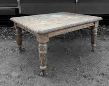 Load image into Gallery viewer, LARGE ANTIQUE 19th CENTURY ENGLISH CARVED OAK EXTENDING DINING TABLE, c1900
