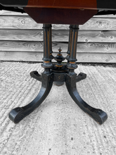 Load image into Gallery viewer, ANTIQUE 19TH CENTURY FRENCH EBONISED INLAID TILT TOP CENTRE TABLE, c1900
