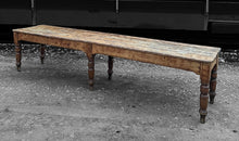 Load image into Gallery viewer, LARGE ANTIQUE 19TH CENTURY ENGLISH FARMHOUSE DINING TABLE, c1900
