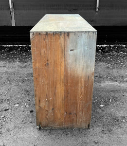 ANTIQUE 19th CENTURY ENGLISH PINE CHEMISTS CUPBOARD, c1900