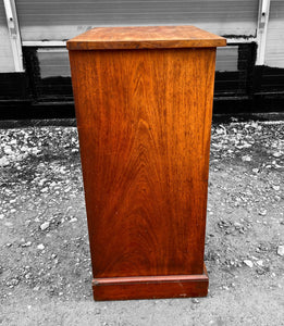 ANTIQUE 19TH CENTURY FRENCH OAK & GLAZED DISPLAY CABINET, C1900