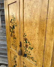 Load image into Gallery viewer, ANTIQUE 20th CENTURY FRENCH ORNATE ORIGINAL PAINTED WARDROBE / CUPBOARD, c1920
