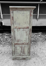 Load image into Gallery viewer, 20TH CENTURY INDIAN PAINTED TEAK KITCHEN CABINET / CUPBOARD
