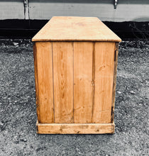 Load image into Gallery viewer, ANTIQUE 19th CENTURY ENGLISH RUSTIC PINE KITCHEN SIDEBOARD, c1900
