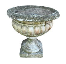 Load image into Gallery viewer, ANTIQUE 20th CENTURY FRENCH ORNATE WEATHERED GARDEN URN c1920
