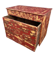 Load image into Gallery viewer, ANTIQUE 19TH CENTURY FRENCH RUSTIC ORIGINAL PAINTED CHEST, C1900
