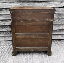 Load image into Gallery viewer, ANTIQUE 19TH CENTURY FRENCH BURR WALNUT DRESSING CHEST WITH DRAWERS, C1900
