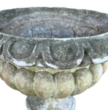 Load image into Gallery viewer, ANTIQUE 20th CENTURY FRENCH ORNATE WEATHERED GARDEN URN c1920
