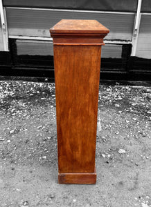 ANTIQUE 19TH CENTURY FRENCH OAK & GLAZED DISPLAY CABINET, C1900