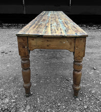 Load image into Gallery viewer, LARGE ANTIQUE 19TH CENTURY ENGLISH FARMHOUSE DINING TABLE, c1900
