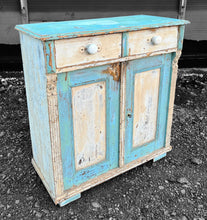 Load image into Gallery viewer, ANTIQUE 19TH CENTURY FRENCH ORIGINAL PAINTED CUPBOARD, c1900
