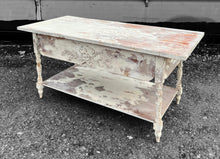 Load image into Gallery viewer, 20th CENTURY FRENCH ORNATE WHITE PAINTED RUSTIC SERVING DINING TABLE
