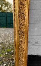 Load image into Gallery viewer, ANTIQUE 19TH CENTURY FRENCH ORNATE GILTWOOD OVERMANTLE WALL MIRROR, c1900
