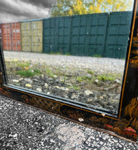 Load image into Gallery viewer, ANTIQUE 20TH CENTURY ORIENTAL CHINOISERIE WALL MIRROR, c1920
