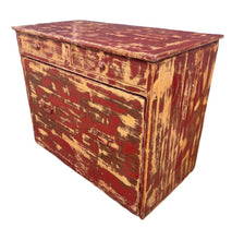 Load image into Gallery viewer, ANTIQUE 19TH CENTURY FRENCH RUSTIC ORIGINAL PAINTED CHEST, C1900
