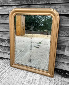 ANTIQUE 19th CENTURY FRENCH NEAR PAIR ORNATE GILTWOOD WALL MIRRORS, c1900