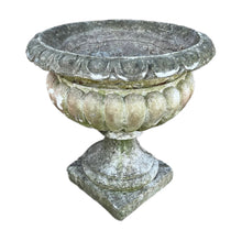 Load image into Gallery viewer, ANTIQUE 20th CENTURY FRENCH ORNATE WEATHERED GARDEN URN c1920
