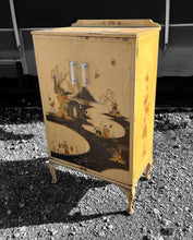 Load image into Gallery viewer, ANTIQUE 20TH CENTURY ORNATE EMBOSSED CHINOISERIE CUPBOARD, C1920
