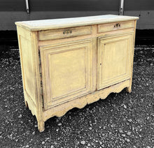 Load image into Gallery viewer, ANTIQUE 19TH CENTURY FRENCH ORNATE OAK BUFFET CUPBOARD ORIGINAL PAINT, C1900
