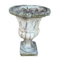 Load image into Gallery viewer, ANTIQUE 20th CENTURY FRENCH ORNATE WEATHERED GARDEN URN, c1920
