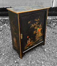 Load image into Gallery viewer, ANTIQUE 20TH CENTURY ORIENTAL EMBOSSED CHINOISERIE CUPBOARD, C1920
