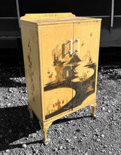 Load image into Gallery viewer, ANTIQUE 20TH CENTURY ORNATE EMBOSSED CHINOISERIE CUPBOARD, C1920
